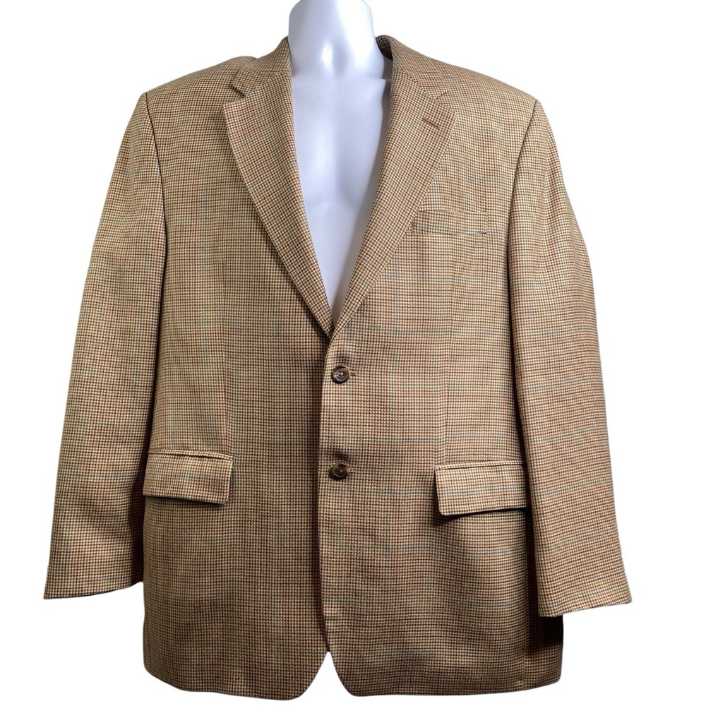 Lauren Ralph Lauren Men's Silk Wool Blazer Size 42 Old Money British Heritage